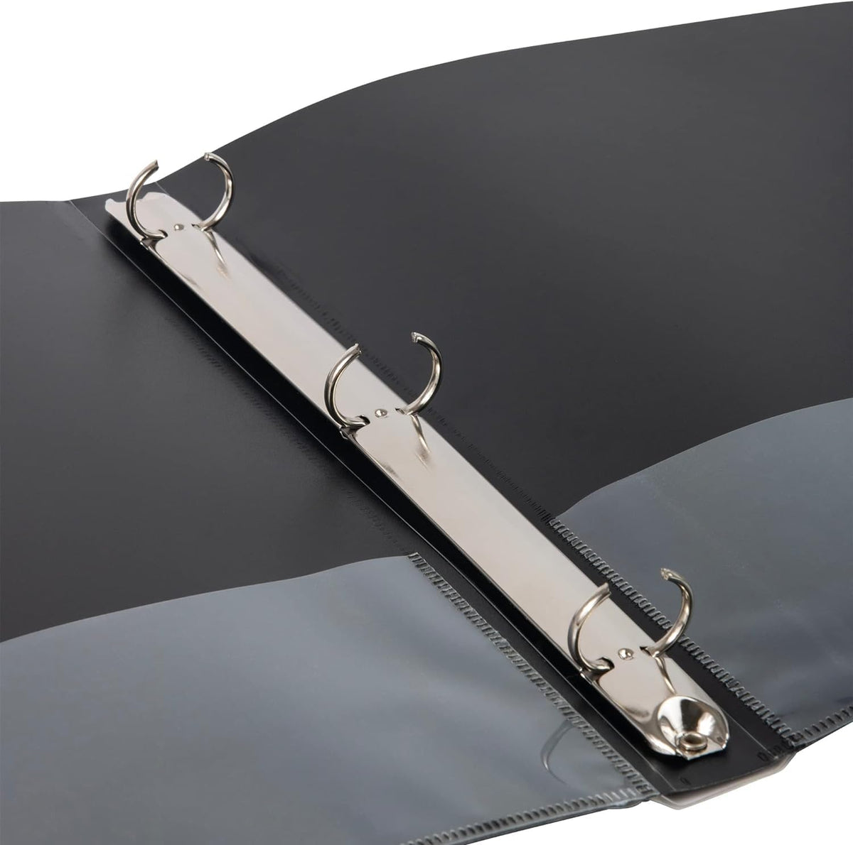 (50 Pack) 2 Inch Binders 3 Ring Hardcover Binders in Bulk with Clear View Cover, Pockets for Classroom, Office, Portfolios | Bulk School, Teacher, Office Supplies (Black & White Mix Pack)