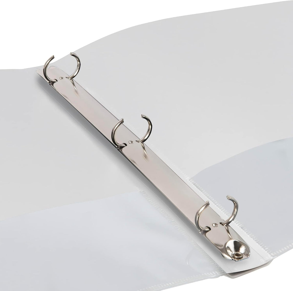 (50 Pack) 2 Inch Binders 3 Ring Hardcover Binders in Bulk with Clear View Cover, Pockets for Classroom, Office, Portfolios | Bulk School, Teacher, Office Supplies (White Only Pack)